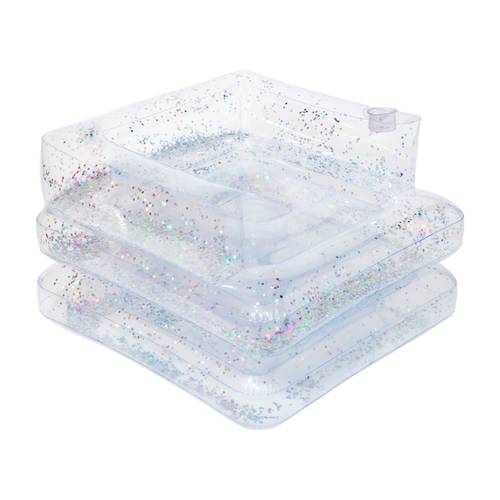 Inflatable Lilo Chair Glitter - Holographic