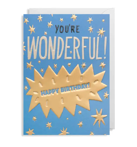You're Wonderful! Happy Birthday