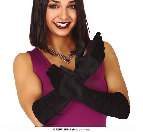 Black Crinkled Glove