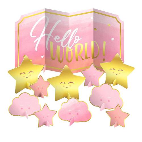 Og Baby Girl Centrepiece Table Decorating Kit