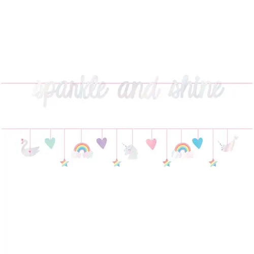 Magical Rainbow Birthday Double Banner