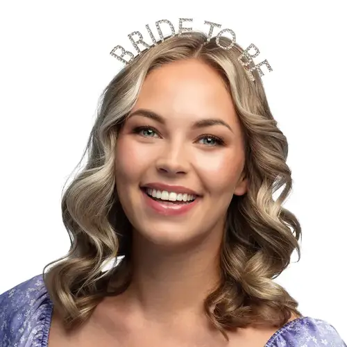 Metal Diadem 'BRIDE TO BE' rose gold