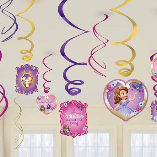 Disney Sofia The First Foil Swirl