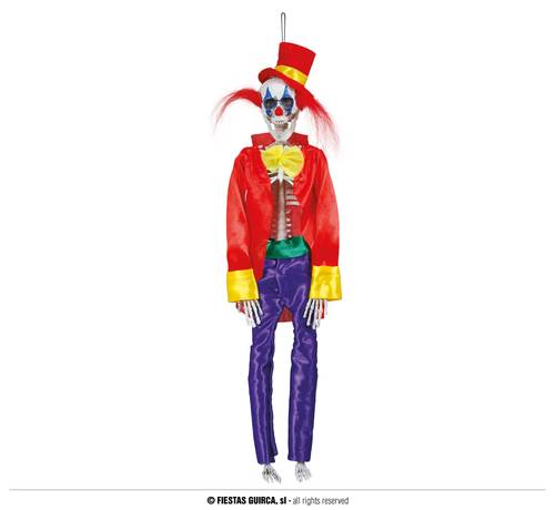 Clown Skeleton 40 Cms.