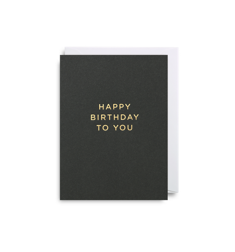 Happy Birthday To You
