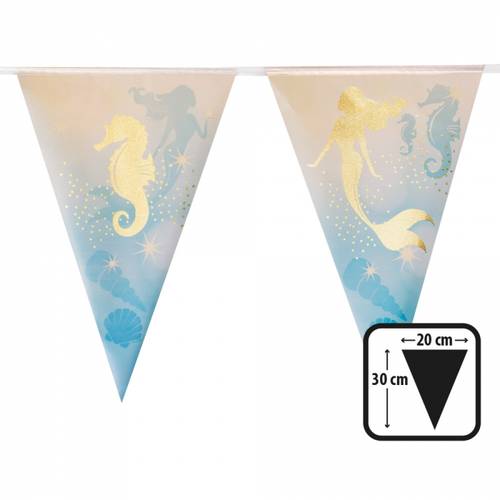 Foil bunting Mermaid 
