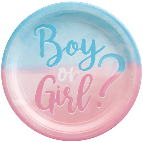 The Big Reveal Paper Plates 
