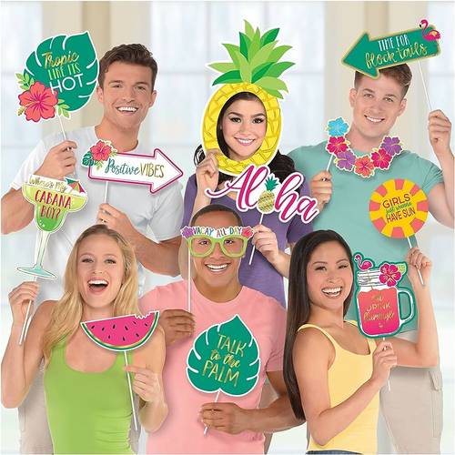 Aloha Jumbo Photo Prop Kit