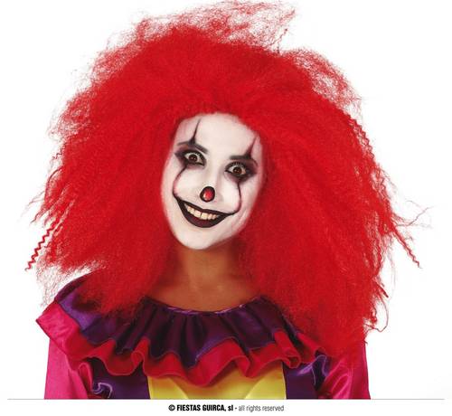 Red Clown Wig