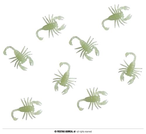 Bolsa 8 Scorpions Glow In The Dark