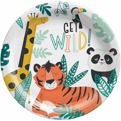 Get Wild Birthday Paper Plates