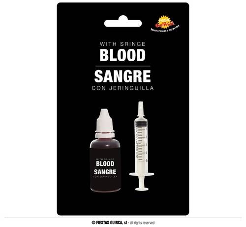  Fake Blood With Syringe 
