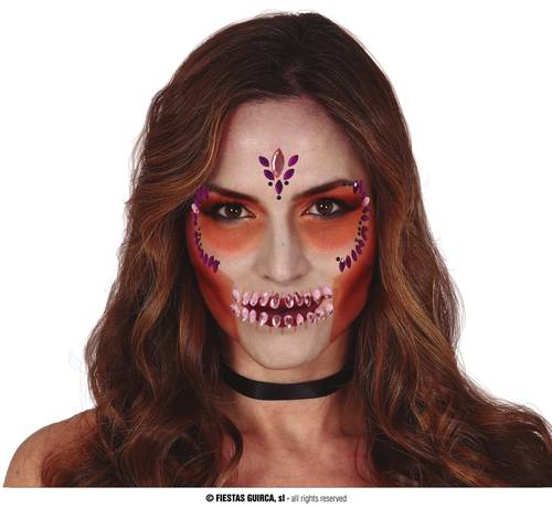 مجوهرات الوجة - Lilac skull