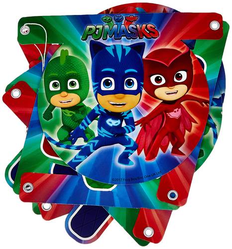 Pj Masks Diecut Happy Birthday Banner
