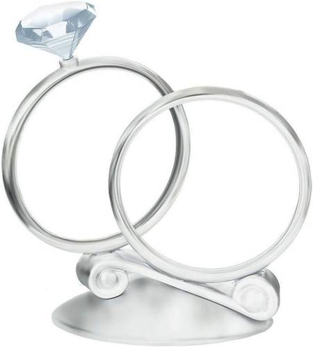 RINGS WEDDING CAKE TOPPER