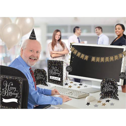Gold Sparkling Celebration Office Decoration