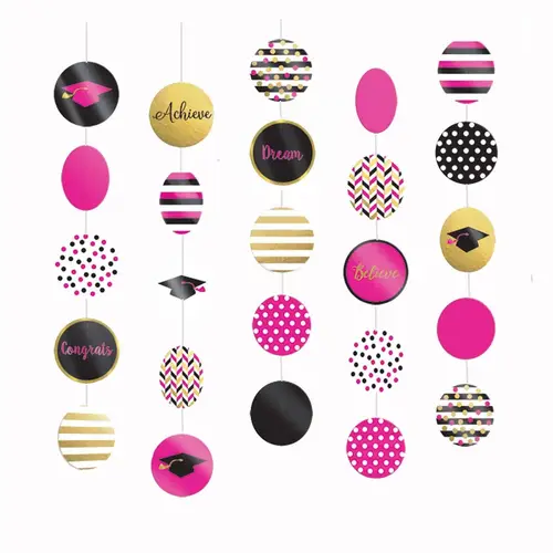 Grad Confetti Gold Hanging Decoration