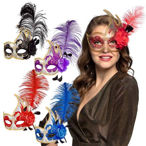 Eye mask Venice cigno