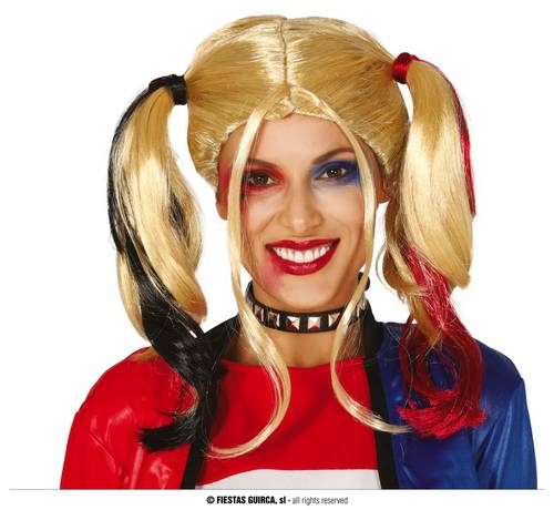 Blonde Wig With Ponytails In Box