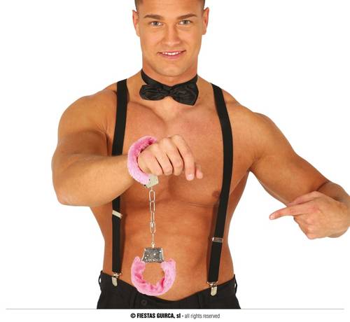 Handcuffs Pink Velvet