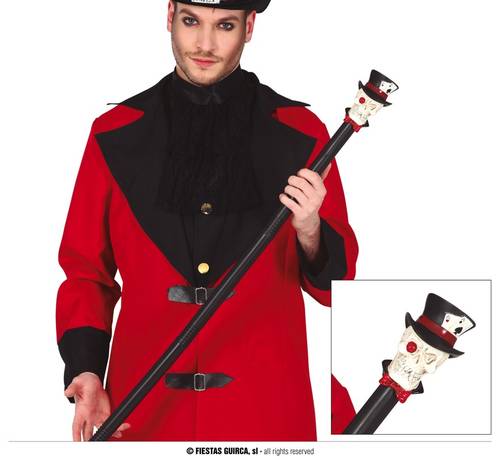 Stick Skull With Top Hat 85 Cms.