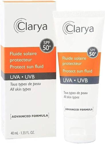 كلاريا-واقي شمسي سائل بعامل حماية 50 (CLARYA PROTECT SUN FLUID SPF+50)