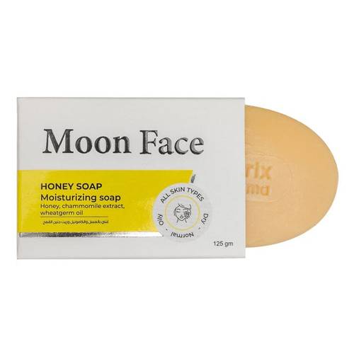 MOON  HONEY SOAP 125 G ( مون فيس صابون غني بالعسل )