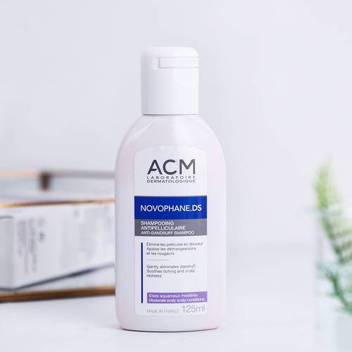 	ACM  Novophane DS Anti Dandruff Shampoo 125ml  (ايه  سي ام شامبو مضاد للقشرة)