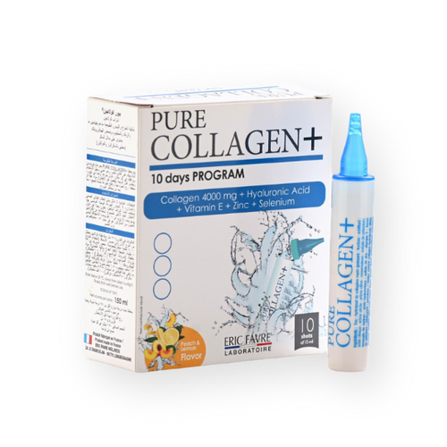  PURE COLLAGEN 10 AMPULES ( بيور كولاجين بلس  10امبولات*15مل  )