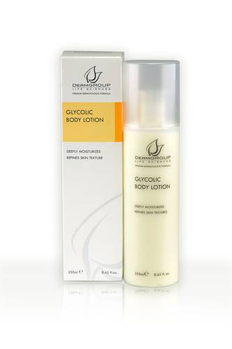 لوشن دي ال سي مرطب  ومقشر للجسم (  DLC Glycolic body lotion  )