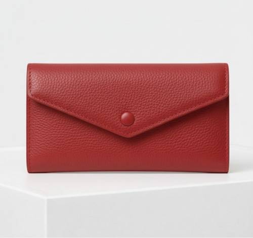 Genuine leather wallet-2 pockets