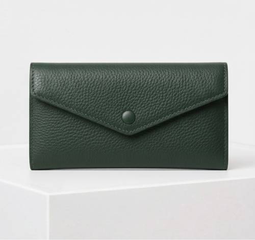 Genuine leather wallet-2 pockets