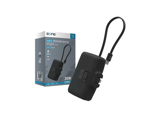باور بانك اسود EONE 20W 10000MAH E1203097