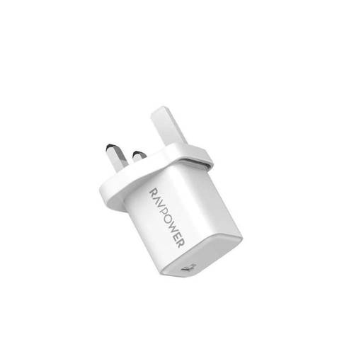 رأس جداري RAVPOWER منفذ Type C بقوة 20W بتقنية PD