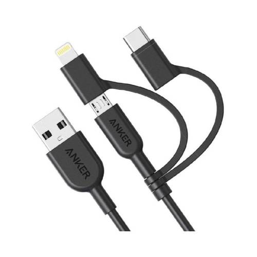 USB كيبل   3 في 1  0.9 متر Anker