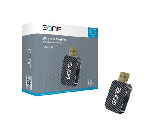 محول اسود CAR PLAY EONE 2*1 E12030109