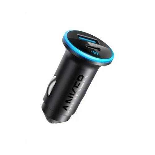 شاحن سيارة Anker بمنفذ USB+Type C بقوة 52W
