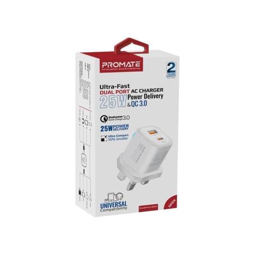 راس جداري 25W ابيض TC-1USB PROMATE