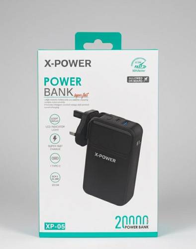 باور بانك+راس XP-05 X-POWER 20000MAH 74W