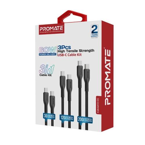 بكج 3 كيابل 30-120-200 PROMATE CABLEKIT CM