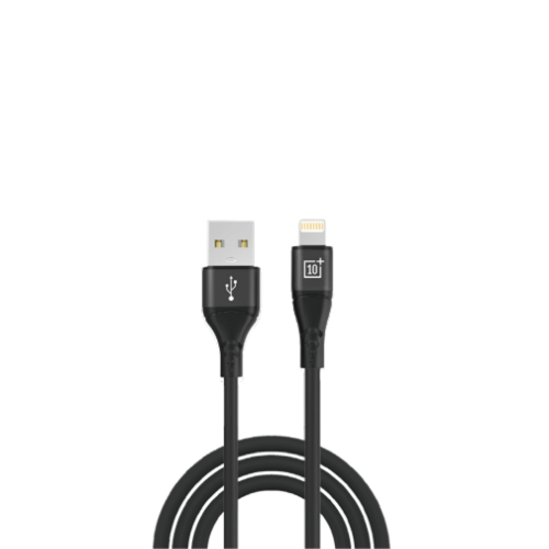 كيبل تن بلس سيليكون اسود USB-IP 1M T3568