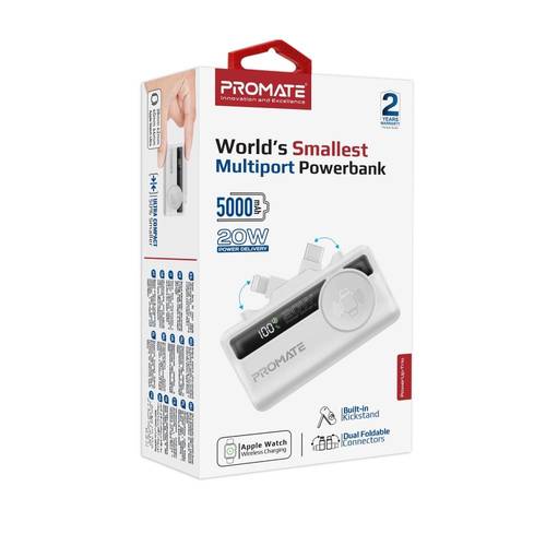 باور بانك TC-IP مدمج 20W 5000MAH PROMATE