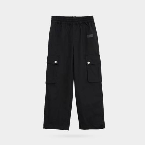 Black Cargo Pant-Kids