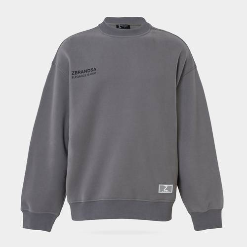 Grey Sweatshirt-Simple Styl