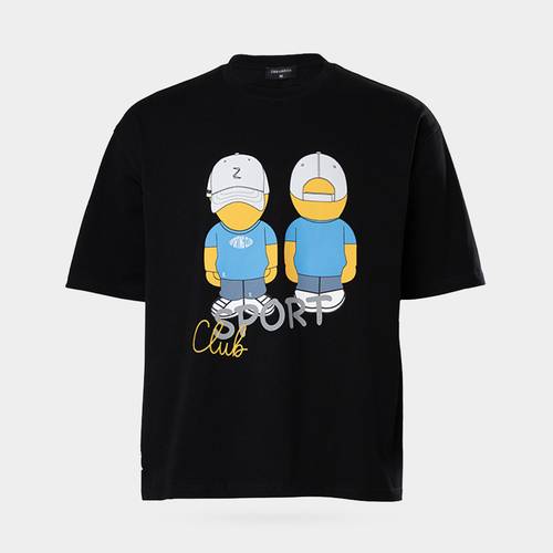 Sports Club Black T-Shirt