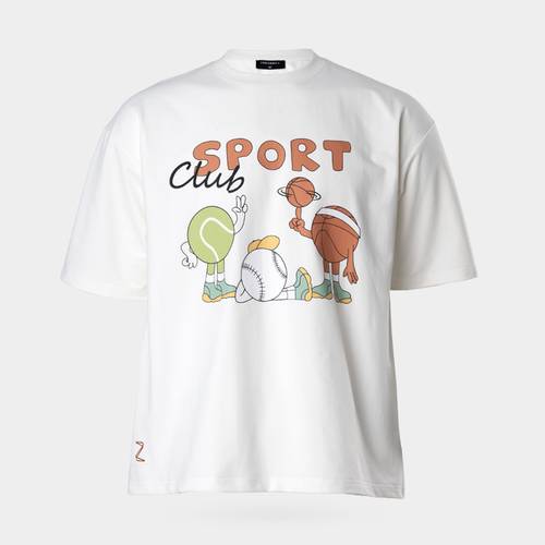 Sports Club White T-Shirt
