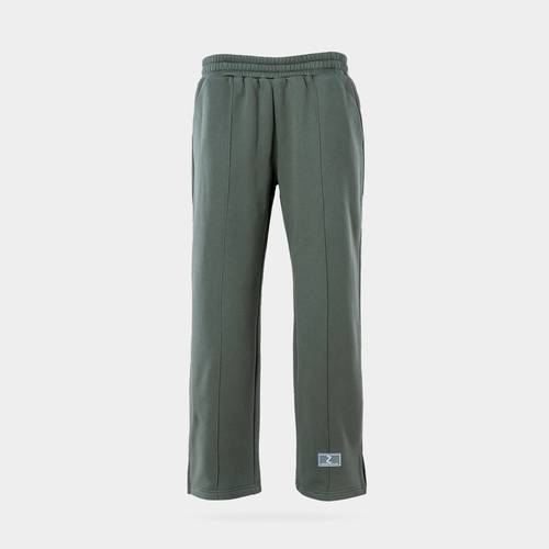 Dark Green Open Pants - Simple Style