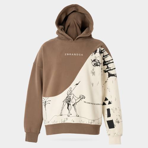 Diriyah Sign Brown Hoodie