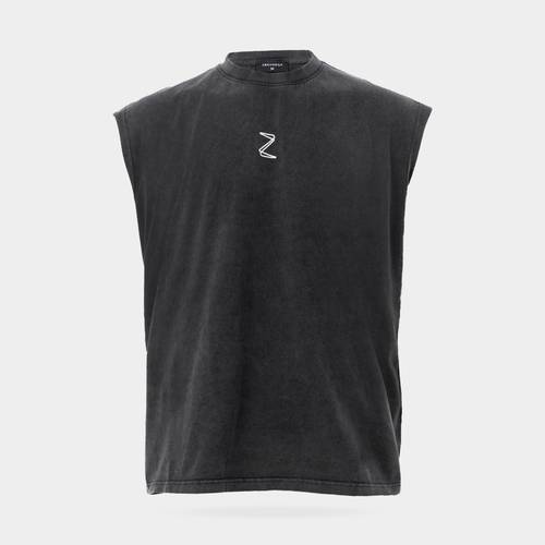 Tank Top Black-Sleeveless