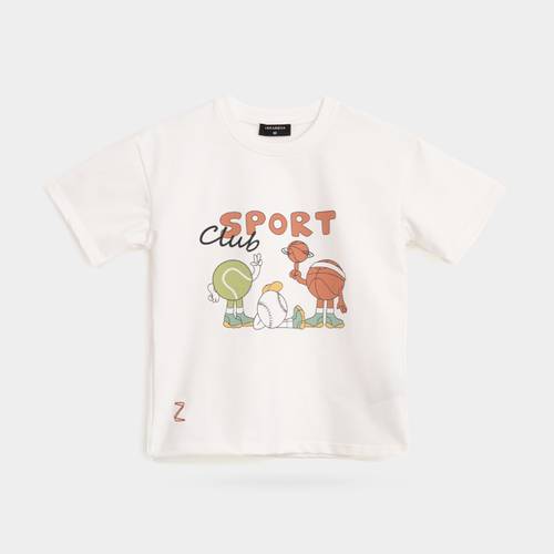 Sports White Kids T-Shirt